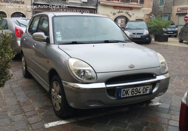 1998 Daihatsu Sirion (M1) 0.7 i 16V X4 (120 Hp)